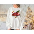 thumbnail image 2 of Christmas Gnome Red Truck Sweatshirt, Christmas Sweater, Gnome Christmas Sweatshirt, Christmas Crewneck, 2 of 10