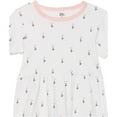 thumbnail image 5 of Yoga Sprout Baby and Toddler Girl Cotton Short-Sleeve Dresses 2pk, Fresh, 2 Toddler, 5 of 6