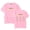 Pink, variant on DannyLux 2024 Tour of Lux Merch Short Sleeve T-shirt Unisex Fashion Crew Neck Top