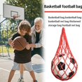thumbnail image 3 of Bolsa de red de fútbol Nylon Fútbol Baloncesto Malla Voleibol Bolsa de transporte (Rojo), 3 of 5