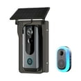 thumbnail image 2 of BotaniNest Solar Powered Smart Doorbell With & Rainproof Cover Wireless Video Doorbell With Two Way Audio Night Motion Detection WiFi Home Doorbell, 2 of 6