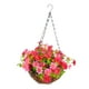 thumbnail image 2 of Maceta colgante con margaritas artificiales para césped y porche. rosa, 2 of 9