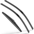 thumbnail image 1 of HAHDAXIA RAINTOK Windshield Wiper Blades Replacement for Chevy Chevrolet Cruze Hatchback 2017 2018 2019 2020 Original Factory Quality Front Rear Wipers Blade Set for Car - 28" 24" 10" (Piece, 1 of 7
