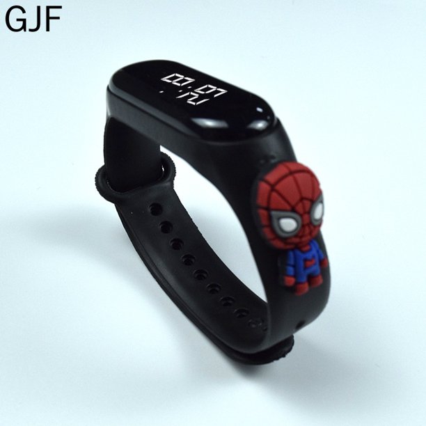 Reloj Impermeable Para Niños Con Correa LED De Diseño superman