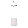 thumbnail image 2 of Instant Pendant Recessed Light Converter - Brushed Nickel Lamp Shade Adapter only, 2 of 8