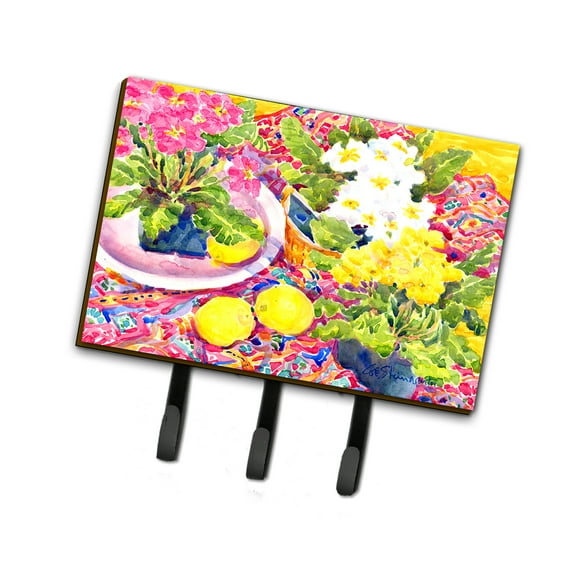 Carolines Treasures 6062TH68 Flower - Primroses Leash or Key Holder Triple multicolor