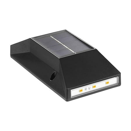 

Solar Outdoor Lights for Fence Solar Wall Light IP65 UP And Down Illuminate Outdoor Sunlight Lamp Long Lasting Battery Life Solar Rechargeable Panel Lampshades for Small Table Lamp with Bulb Clip