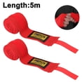 thumbnail image 1 of 1 Pair Professional Handwraps Semi Elastic Hand Wraps With Thumb Loop For Boxing, Mma, Muay Thai And Other Martial Arts, 1 of 5