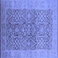 thumbnail image 1 of Ahgly Company Indoor Square Oriental Blue Traditional Area Rugs, 4' Square, 1 of 4