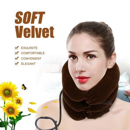 Sonew Air Inflatable Pillow Cervical Neck Traction Device For Easing Muscle
