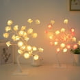 thumbnail image 3 of USB LED Table Lamp Rose Flower Tree Light, Realistic Looking, Soft Lighting, Low-Power Consumption, Detachable, Plug-and-Play, LED Rose Flower Lamp, Bedroom Supplies, 3 of 8