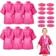 thumbnail image 1 of Albornoz Kimono de seda satinada para niñas, albornoz de 6/1 piezas para fiesta de Spa, con flores, suministros para cumpleaños, 1 of 4