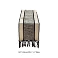 thumbnail image 3 of Polyester Table Runner with Tassels for Dining Room Living Room Sideboard Decor 47x12 Inch, 3 of 6
