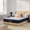 thumbnail image 3 of Eyisean 10 Inch Queen Size Hybrid Mattress in a Box, Gel Memory Foam Mattress with Medium Firm, Pillow Top, Pocket Coils, Cooling & Breathable, CertiPUR-US Certified, Fiberglass-Free, for Bedroom, 3 of 14