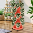 thumbnail image 5 of ChicYu Stackable 3-Petal Plastic Planter for Strawberries,Tiered Gardening Basin for Herbs, Vertical Indoor Outdoor Gardens Red, 5 of 5