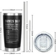 thumbnail image 3 of Bonus Dad Gifts--20oz Tumbler With Straw And Lid--Birthday,Christmas,Thanksgiving,Father''s Day Gifts For Bonus Dad From Daughter,Son--Stepdad Gifts From Stepdaughter,Stepson--Bonus Dad Mug Coffee Cup, 3 of 5