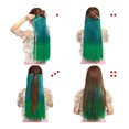 thumbnail image 2 of 5 Cartes Cheveux Extension Rampe Perruque Naturel Noir Brun Foncé 5S2-2T33, 2 of 2