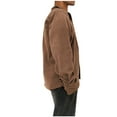 thumbnail image 6 of Dovford Mens Corduroy Shirts Jacket Button Down Long Sleeve Work Shirts Shackets with Pocket, 6 of 6