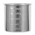 thumbnail image 6 of Hemoton Japanese Rice Cooker Measuring Cup Stainless Steel Rice Measure Scoop with Scale for Rice Flour Nuts Measuring 250ml, 6 of 8
