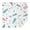 White-1, variant on Floral Square Tablecloth 42x42in(107x107cm) – Waterproof Polyester Printed Table Cover, Wrinkle Resistant & Washable for Kitchen Dining Picnic Party Decor, Thanksgiving,Christmas, Spring,Flower
