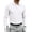 White, variant on OIOLOYJM Men's Long Sleeve Polo Shirts for Men Lightweight Breathable Sun Protection Workout Hiking Golf Shirts Outdoor Casual Basic Collared Business Work Shirts Black L