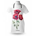 thumbnail image 3 of Anemone Flower Apron Watercolor Painting Style Bouquet of Anemone Vintage Garden, Unisex Kitchen Bib Apron with Adjustable Neck for Cooking Baking Gardening, Sage Green Red Navy Blue, by Ambesonne, 3 of 3