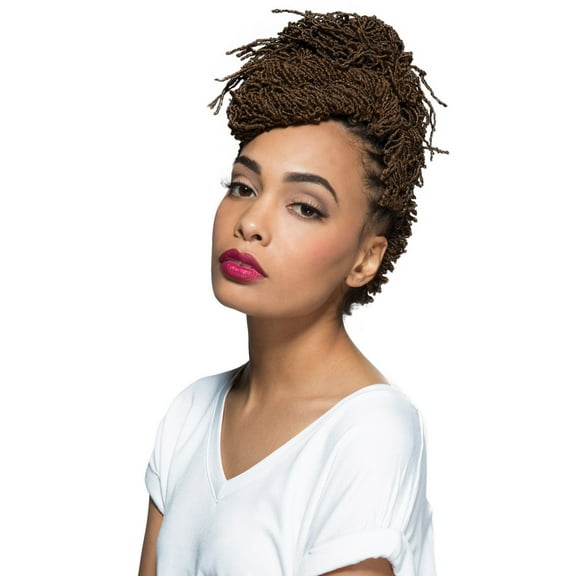 Bobbi Boss Synthetic Hair Crochet Braids African Roots Braid Collection Micro Locs 18" (4 - Pack, 2)