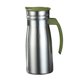 thumbnail image 1 of Hervidor aislado de acero inoxidable de 0,8 L, jarra de agua versátil para bebidas frías, Verde con asa, 1 of 9