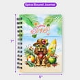 thumbnail image 5 of Cocker Spaniel Hello Summer with Sunglasses and Surfboard Tropical Vibes Spiral Bound Journal Cockers Dog Lover Gifts 5x7in Spiral Notebook - 00007, 5 of 5