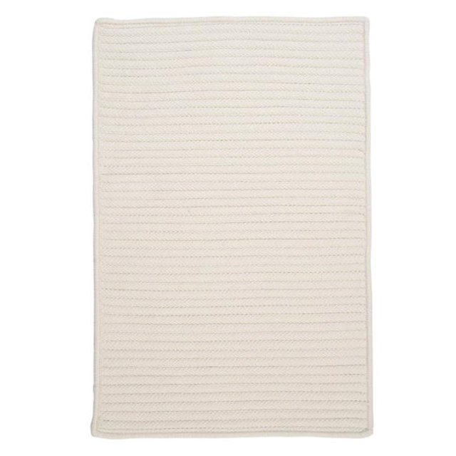 Colonial Mills Tapis H141R024X036S Simply Home Uni - Blanc 2 Pi. x 3 Pi. Tapis Tressé