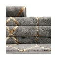 thumbnail image 2 of Marilyn Monroe Glam Collection Area Rug - Trellis (10' x 14' 1" Rectangle Gray Gold/Gold), 2 of 9