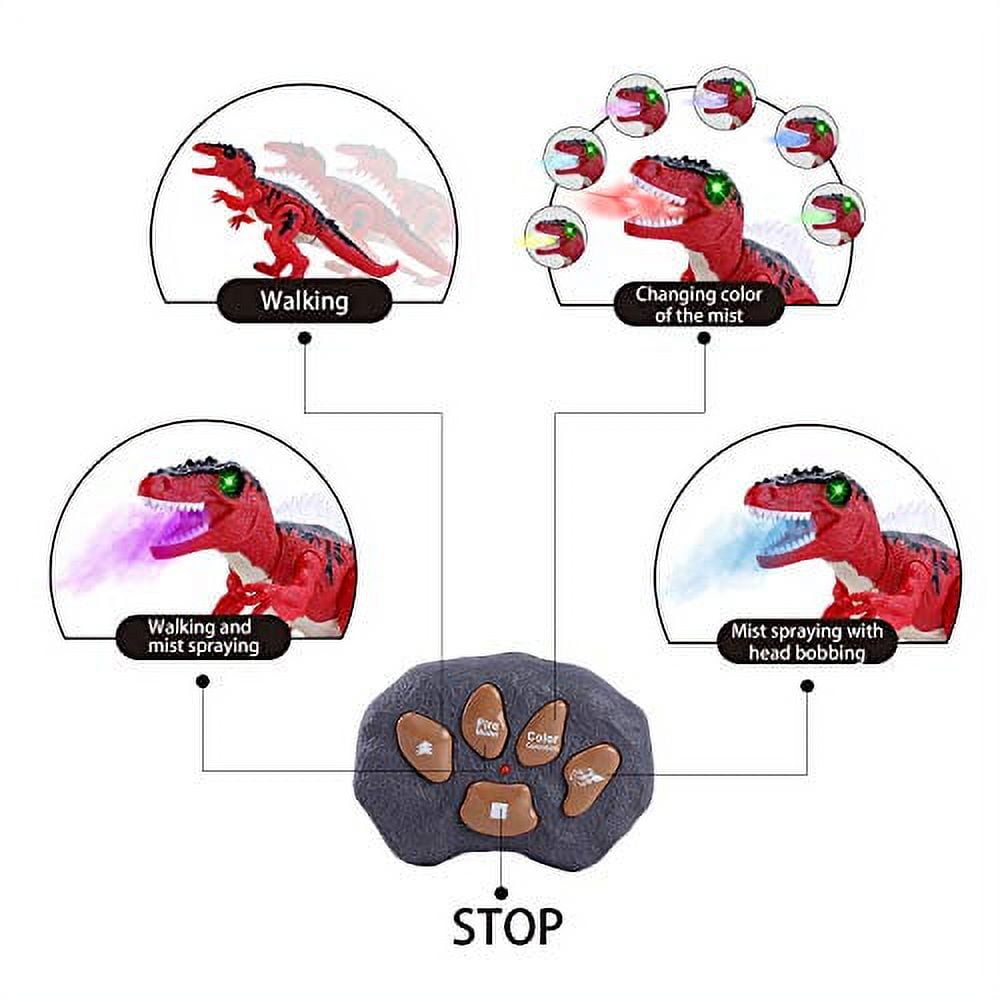 WESPREX DINO T-REX RC Walking Dinosaur with Water Mist Spray