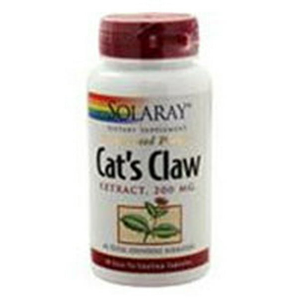 Solaray Cat's Claw Extract 200 mg 30 Capsules