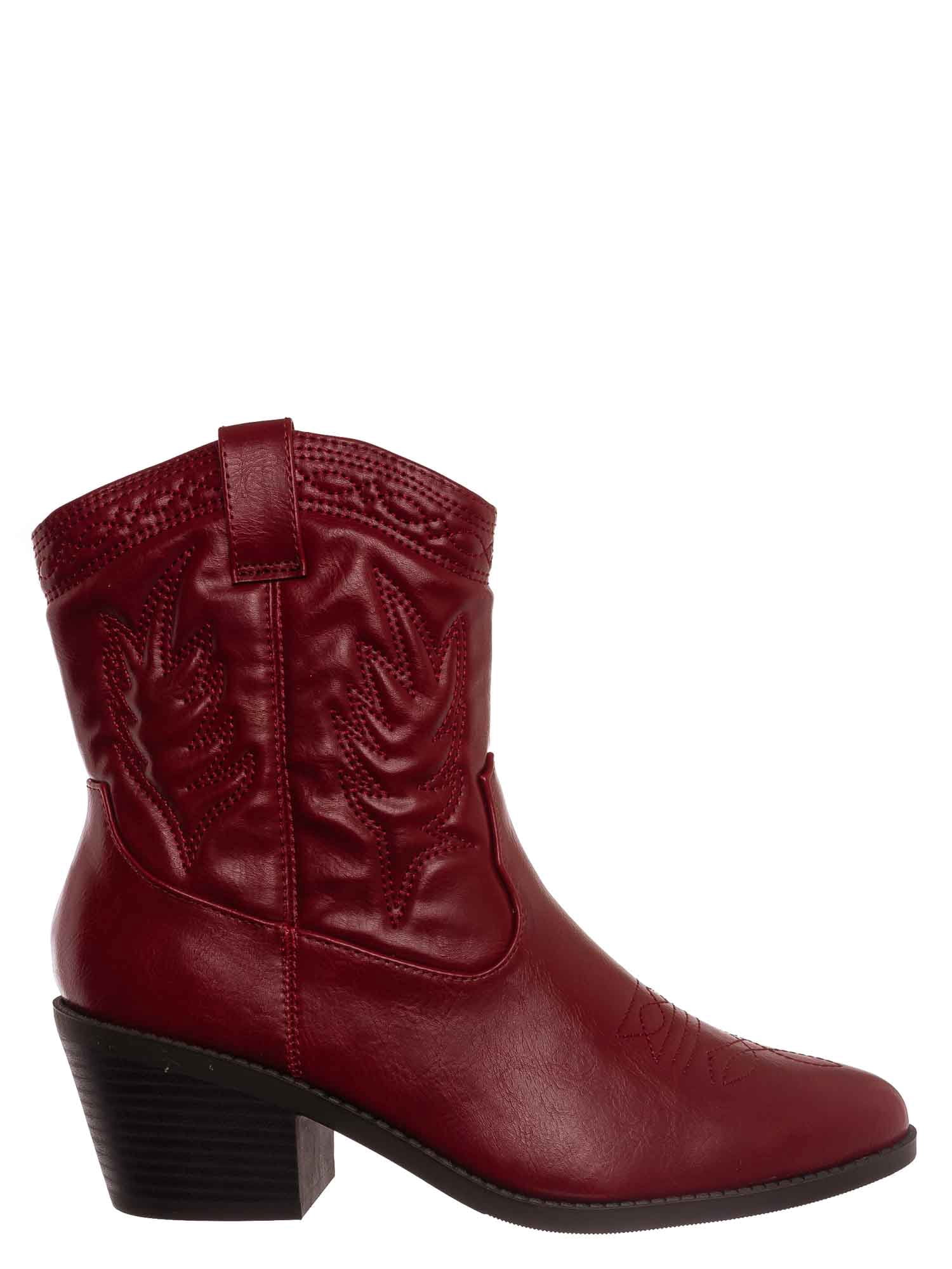 SODA - Western Block Heel Boots 