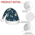 thumbnail image 4 of Haiem Space Sleeping Panda Pattern Santa Hat Confortable Velvet Christmas Hat for Christmas Party Favors Fit for Adults and Kids, 4 of 6