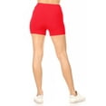 thumbnail image 3 of MOA Collection Women's Casual Soft Stretch Elastic Waist Workout Short Pant, 3 of 5