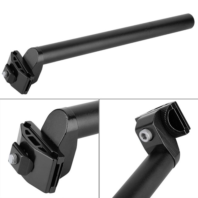 Tige de Vélo 25,4x300 mm, Tige de Tube de Tige de Selle de Vélo Antichoc à Angle Ajustable pour Vélos de Montagne et de Route