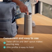 Baby Brezza Portable Warmer – 3X Faster Baby Bottle Warming - Travel Breastmilk and Formula Warmer - Safe, Even Heating - Up to 9oz - No Adapters, Black