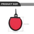 thumbnail image 2 of HEATSHAKING 1Pc Red Neoprene Golfs Cleaning Bag with Plush Lining Portable Protective Storage Pouch, 2 of 6