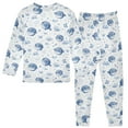 thumbnail image 3 of Boys Pajamas Girls Pajama Cute Puffer Blue Cute Comfortable Cotton Two-piece Pajama Set, 3 of 7