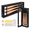 Black Finish Black Felt-3 bat-Standard Baseball Bat, variant on Cherry Finish Black Felt 32 Bat Mini Baseball Bat Wall Mounted Shadow Box Display Case
