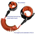 thumbnail image 4 of 2 Packs Anti Lost Wrist Link Safety Wrist Link for Toddlers,Anti Lost Wrist Link for Kids,Babies & Kids（Orange + Blue）, 4 of 9