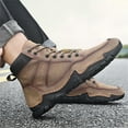 thumbnail image 5 of jjayotai Shoes for Men Men'S Casual High-Top Leather Shoes Warm Short Boots, Trendy Men'S Shoes Rollbacks, 5 of 9