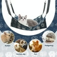 thumbnail image 6 of Kraoden Reversible Pet Hanging Hammock, Soft Breathable Cage Hammock for Cats, Small Dogs, Rabbits, Double Sided Hanging Bed with Straps & Metal Hooks, 6 of 6