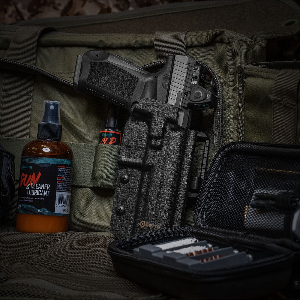 GRITR OWB Kydex Right Hand Pistol Holster Fits Canik TP9/METE/RIVAL Series