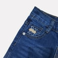 thumbnail image 5 of Usaibhir Boys Girl's Slim Jeans High Waisted Denim Pants with Pockets 2-14 Years, 5 of 5