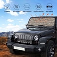 thumbnail image 5 of Kdxio Zebra Print Front Windshield Sun Shade,Folding Auto Sunshade for Car Truck SUV-Medium, 5 of 7