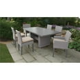thumbnail image 1 of Florence Patio Rectangulaire Table à Manger 4 Chaises Sans Bras 2 Fauteuils, 1 of 2