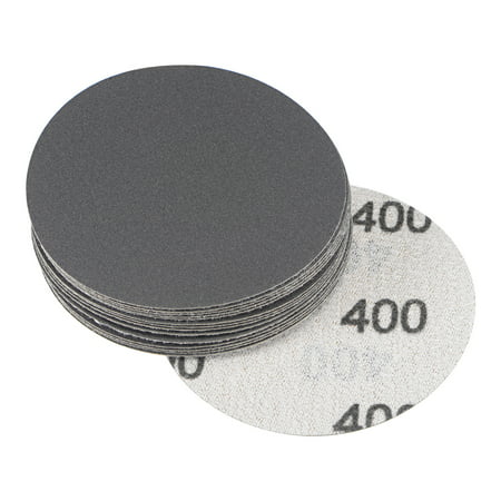 

Uxcell 3 400 Grit Wet/Dry Hook and Loop Silicon Carbide Sanding Discs 15 Pack