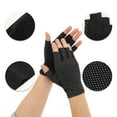 thumbnail image 3 of Unique Bargains 1 Pair Anti-slip Polka Dot Manicure Gloves Black, 3 of 6